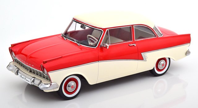 セール！！【KKスケール】 1/18 Ford Taunus 17M P2 1957 red/white [KKDC180271]・ミニカー通販専門店 ミニカーショップロビンソンからお届けします。