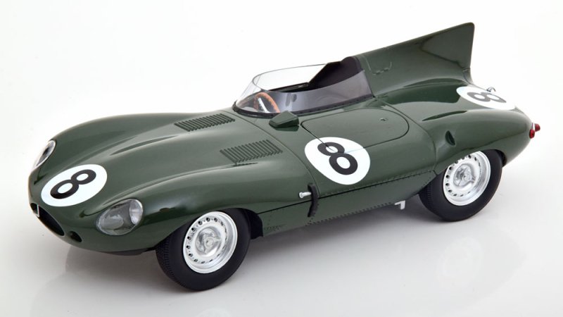 【CMR】 1/18 Jaguar D-Type Longnose No.8 24h ルマン 1955