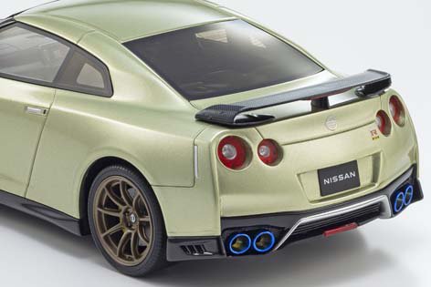 △【□京商】 1/18 日産 GT-R プレミアムエディション T-Spec (ミレニアムジェイド) [KSR18057MJ]＊限定500台