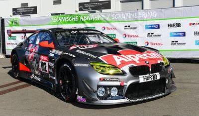 スパーク】 1/43 BMW M6 GT3 No.100 Walkenhorst Motorsport 24H 