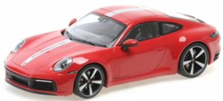 ミニチャンプス】 1/18 ポルシェ 911 カレラ 4S 2019 レッド ※価格変更