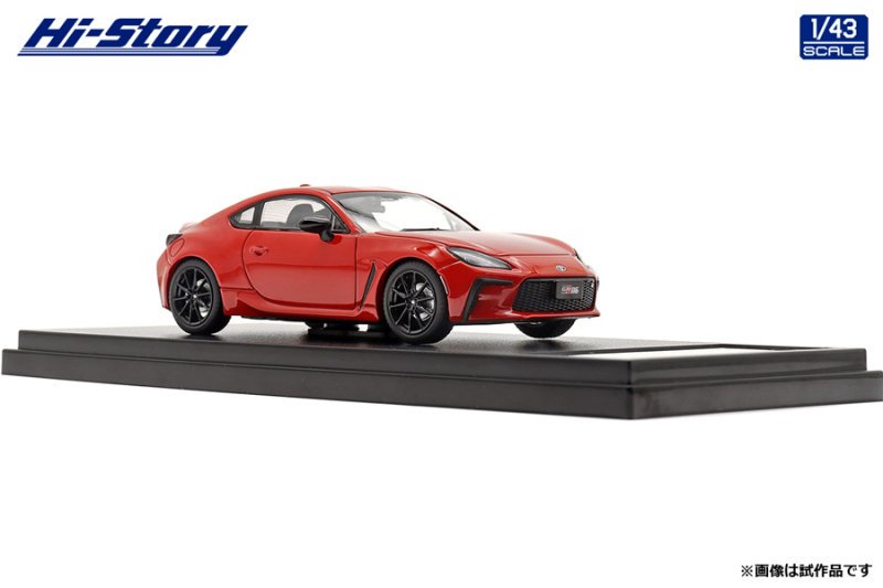 ハイストーリー】 1/43 トヨタ GR86 RZ (2021) スパークレッド [HS384RE]