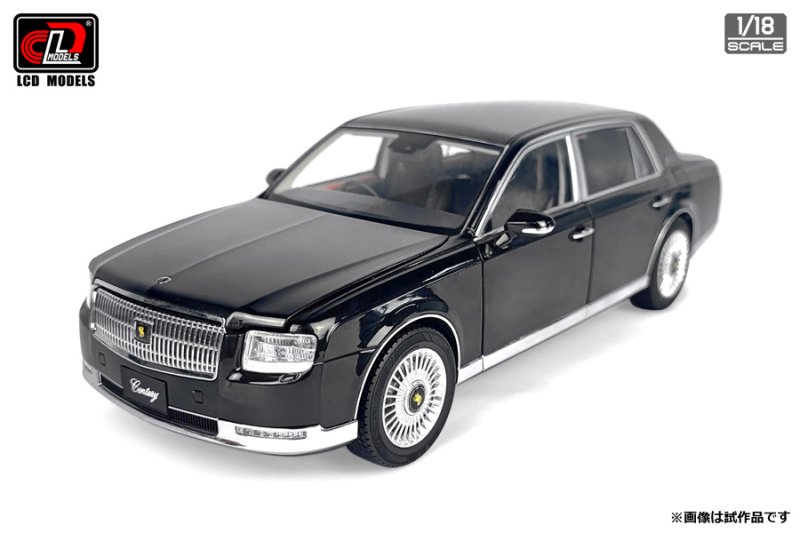 LCDモデルズ】 1/18 Toyota CENTURY ブラック [LCD18011-BL]・ミニカー