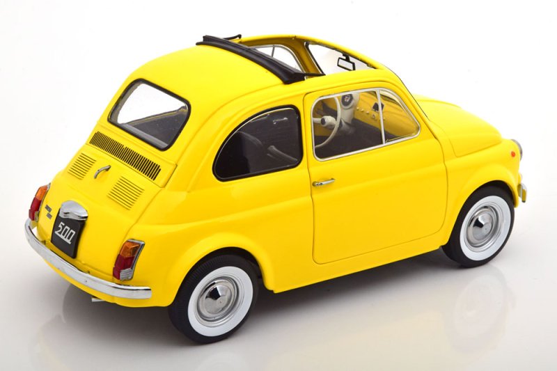 セール！！【KKスケール】 1/12 Fiat 500F 1968 yellow[KKDC120034