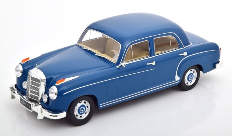 セール！！【KKスケール】 1/18 メルセデス 220S Limousine 1956 blue 