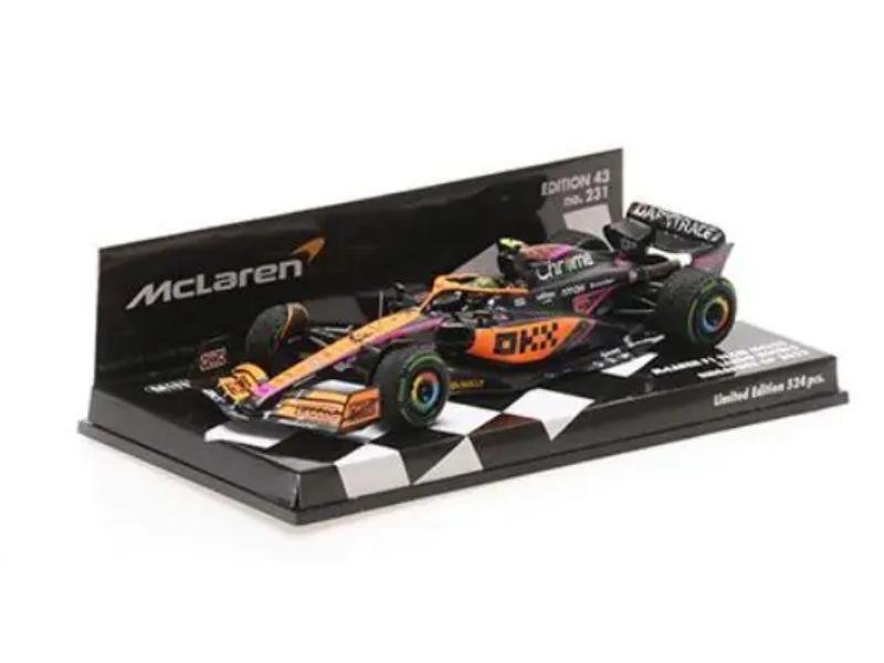 □ミニチャンプス】 1/43 マクラーレン F1 チーム MCL36 ランド・ノリス シンガポールGP 2022 □レジン[537226004]