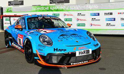 スパーク】 1/43 Porsche 911 GT3 CUP No.80 Huber Motorsport Winner