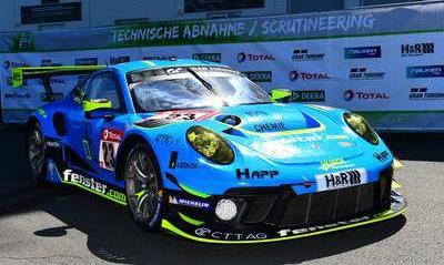 スパーク】 1/43 Porsche 911 GT3 R No.23 Huber Motorsport 8th 24H 