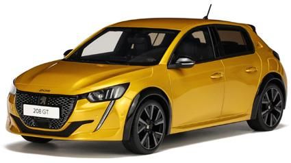 △【オットーモビル】 1/18 プジョー 208 GT (イエロー) 世界限定 999個  [OTM930]