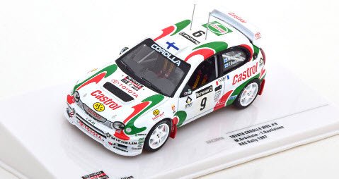 △【イクソ】 1/43 トヨタ カローラ WRC(ラリー) 1997年RACラリー #9 M 