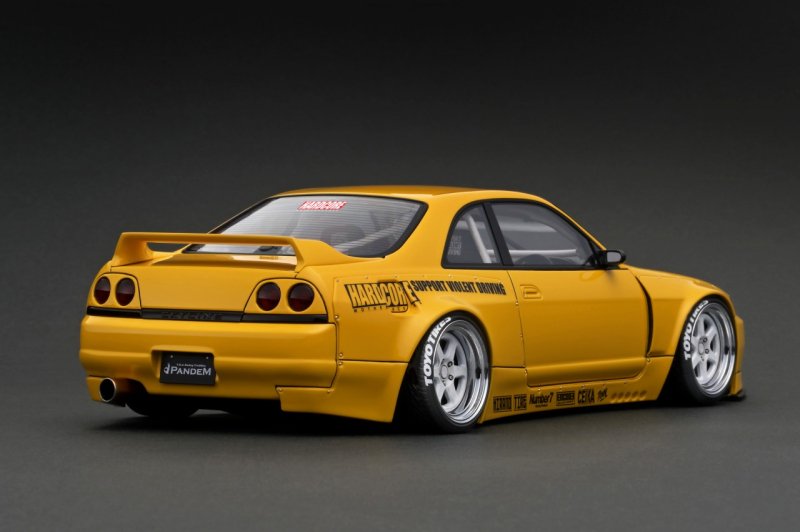 △【イグニッションモデル】 1/18 PANDEM GT-R (BCNR33) Yellow [IG3033]