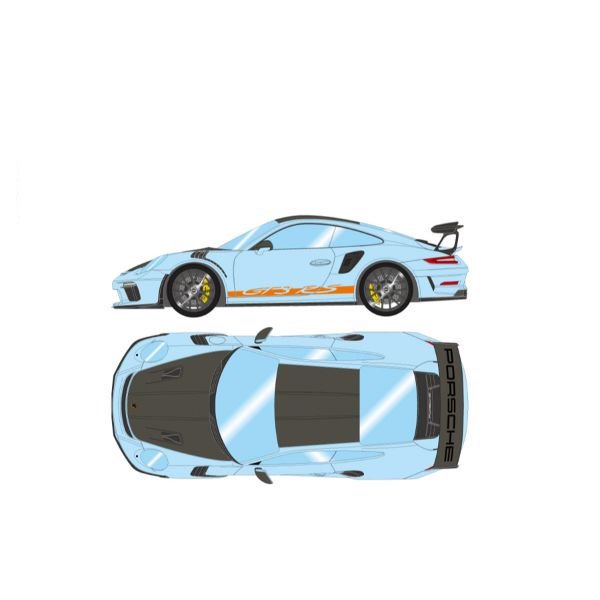 △【アイドロン】 1/18 ポルシェ 911 (991.2) GT3 RS ヴァイザッハ