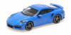 【ミニチャンプス】 1/43 ポルシェ 911 (992) ターボ S クーペ スポーツデザイン 2021 ブルー [410060072]