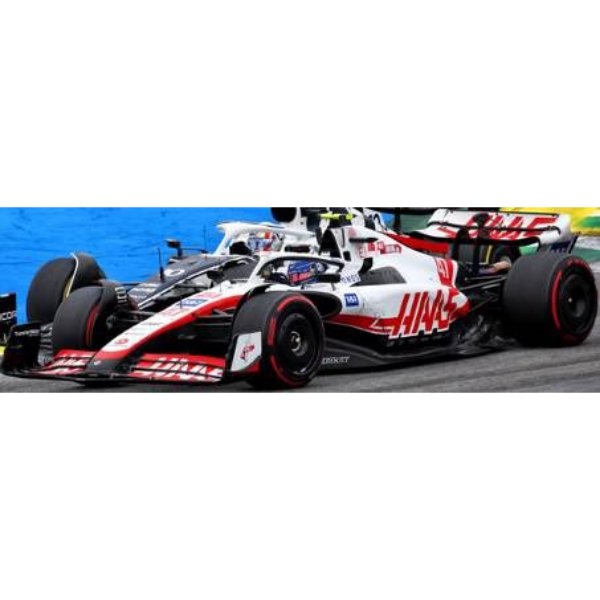 □ミニチャンプス】 1/43 ハース F1 TEAM VF-22 ミック・シューマッハ ブラジルGP 2022 □レジン[417222147]