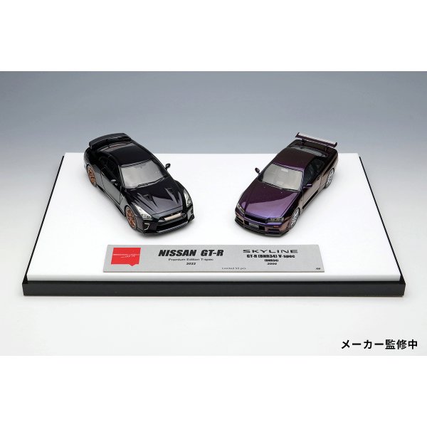 △【アイドロン】 1/43 日産 GT-R T-spec 2022 Mパープル