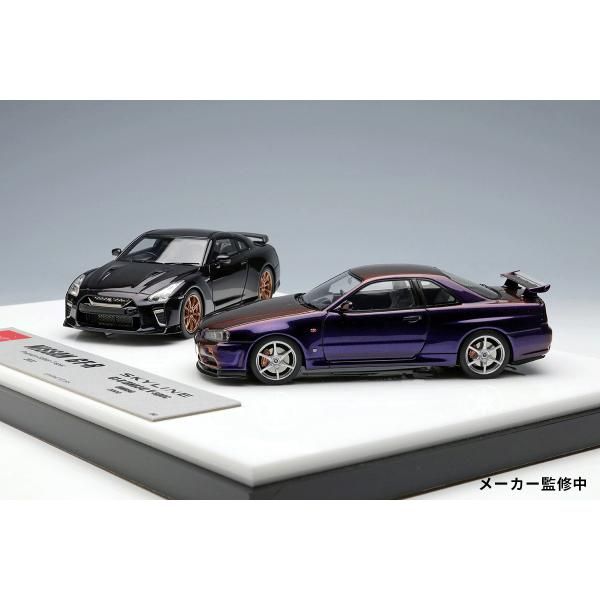 △【アイドロン】 1/43 日産 GT-R T-spec 2022 Mパープル 