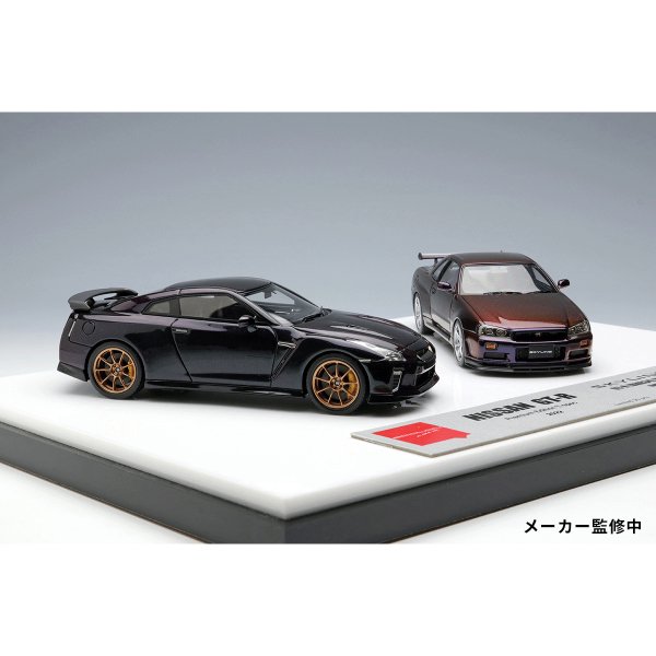 △【アイドロン】 1/43 日産 GT-R T-spec 2022 Mパープル