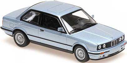 マキシチャンプス】 1/43 BMW 3-シリーズ (E30) 1989 シルバーブルー
