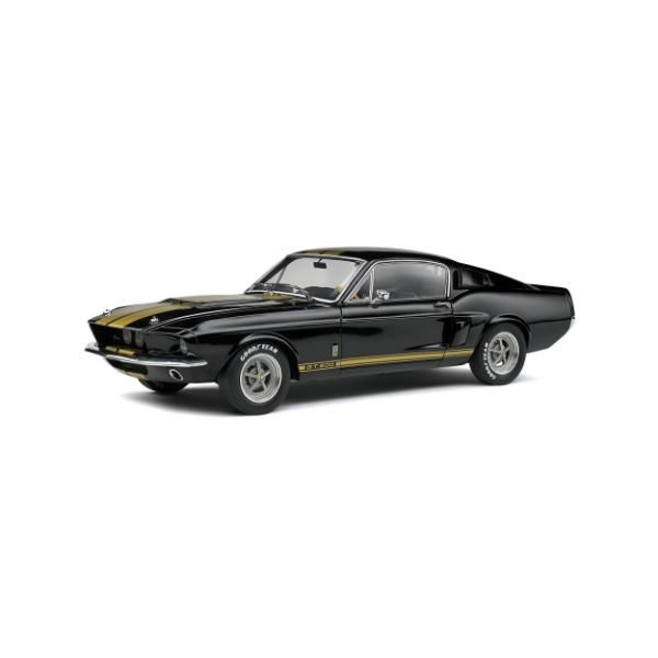 ソリド】 1/18 シェルビー GT500 1967 (ブラック/ゴールドストライプ 
