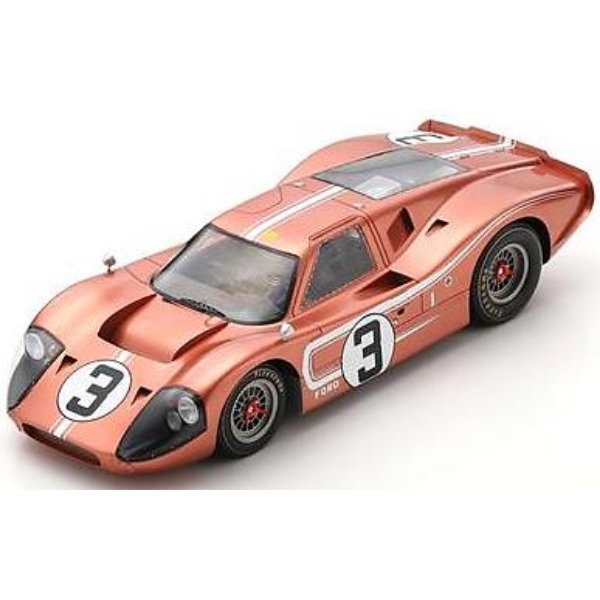 スパーク】 1/18 Ford GT40 Mk IV No.4 24H ルマン 1967L. Ruby - D