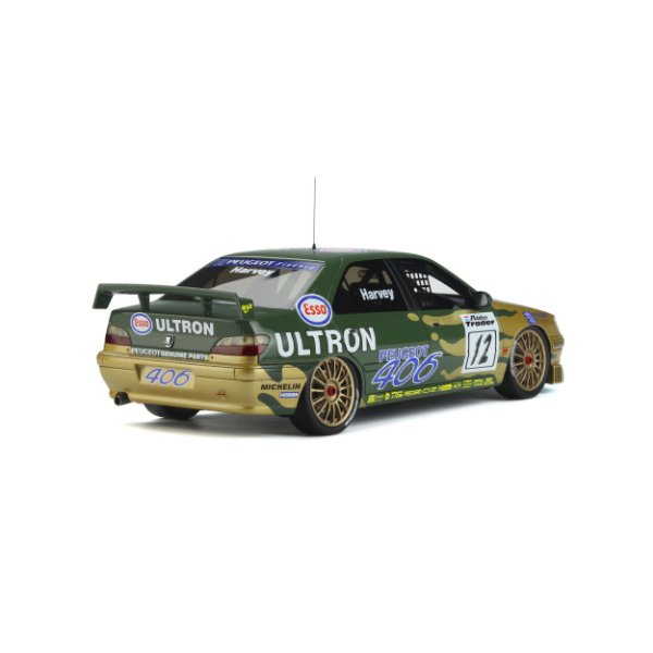 【 オットーモビル】 1/18 プジョー 406 BTCC 1996 #12 世界限定