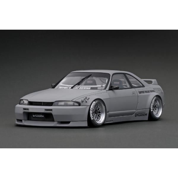 △【イグニッションモデル】 1/18 PANDEM GT-R (BCNR33) Matte Gray , [IG3034]