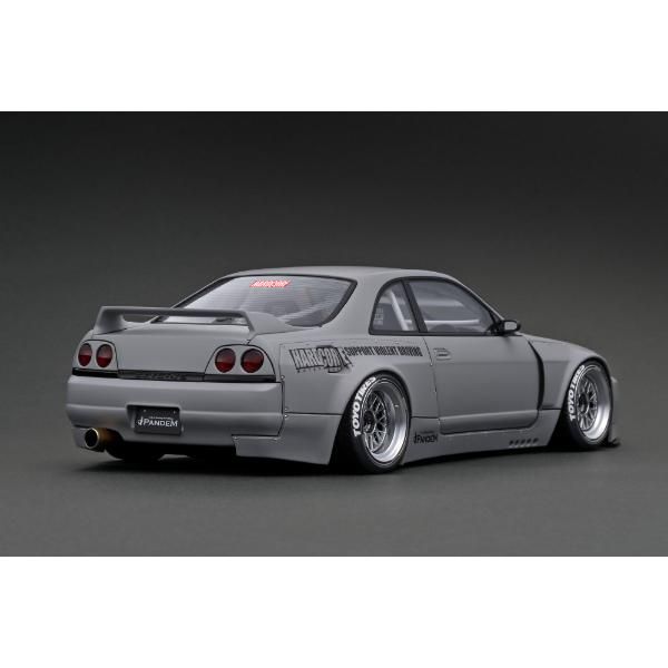 △【イグニッションモデル】 1/18 PANDEM GT-R (BCNR33) Matte Gray , [IG3034]