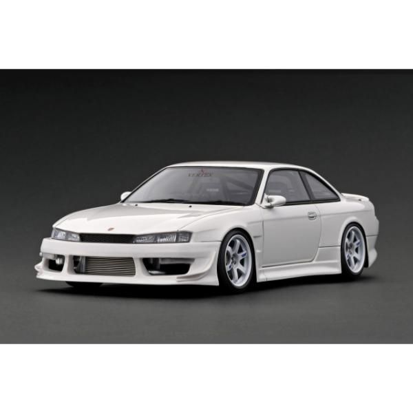 △【イグニッションモデル】 1/18 VERTEX S14 Silvia White□2023年第