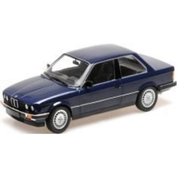 ミニチャンプス】 1/18 BMW 323I (E30) 1982 ブルー 開閉機構無し