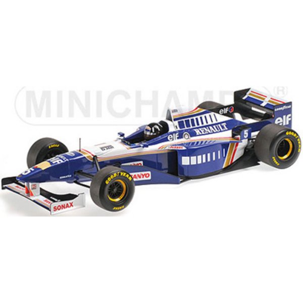 ミニチャンプス】 1/43 ウィリアムズ ルノー FW18 デイモン・ヒル 1996 