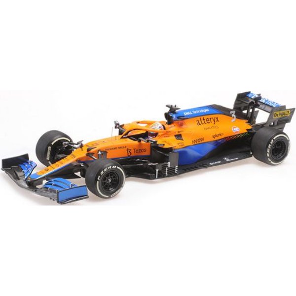 △【スパーク】 1/43 McLaren MCL35M No.3 McLaren 7th バーレーン GP
