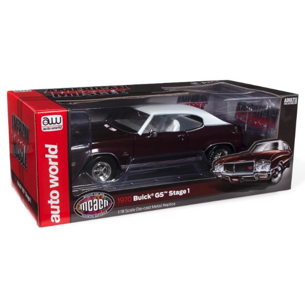 1/18ミニカー AUTOWORLD 1970 Buick GS 455 - ミニカー