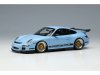 【アイドロン】 1/43 ポルシェ 911 (997) GT3 RS (BBS LM ホイール) ガルフブルー / ブラックリバリー  
限定60台、国内販売30台[EM711B]