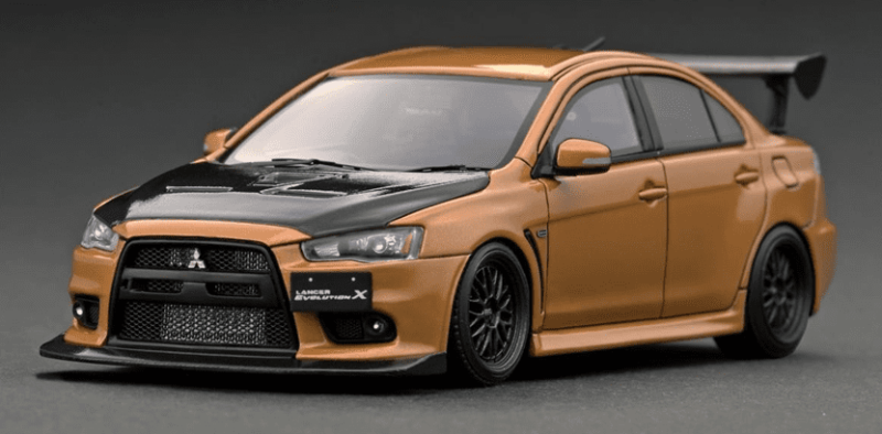 【イグニッションモデル】 1/43 MITSUBISHI LANCER EVOLUTION X (CZ4A) Gold [IG2737]