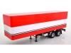 ◎【ROAD KINGS】 1/18 Truck Trailer red/white[RK180160]