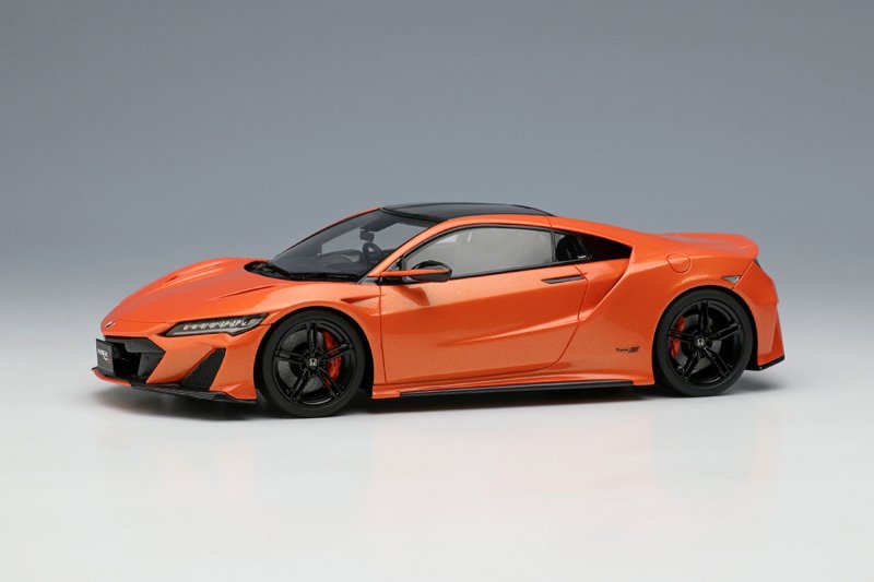 アイドロン】 1/43 ホンダ NSX Type S 2021 サーマルオレンジパール 