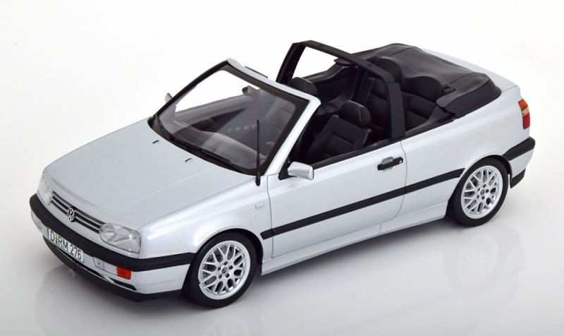 △【◇ノレブ】 1/18 VW ゴルフ カブリオレ 1995 シルバー ◇価格変更