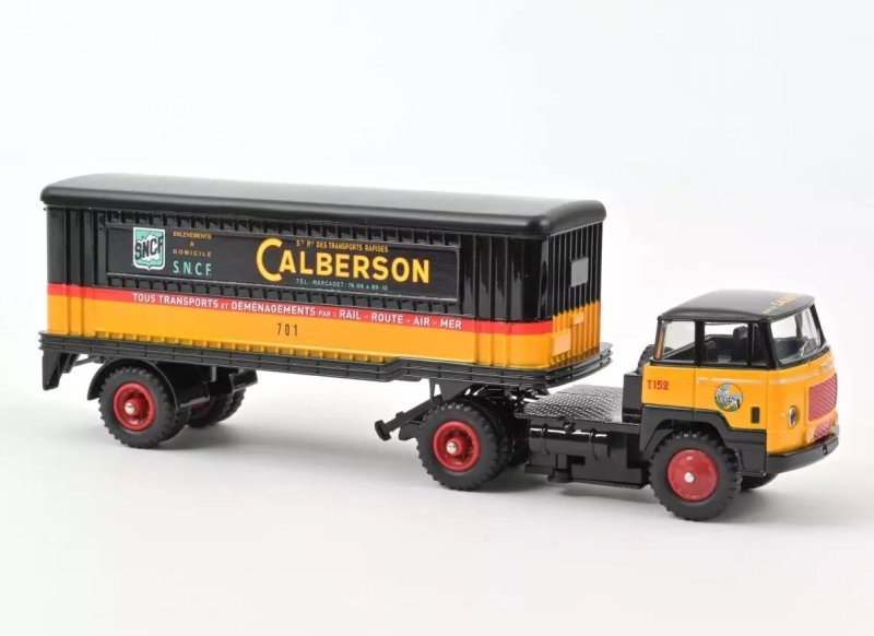 ノレブ】 1/43 UNIC セミトレーラー 「CALBERSON」（旧品番C80410