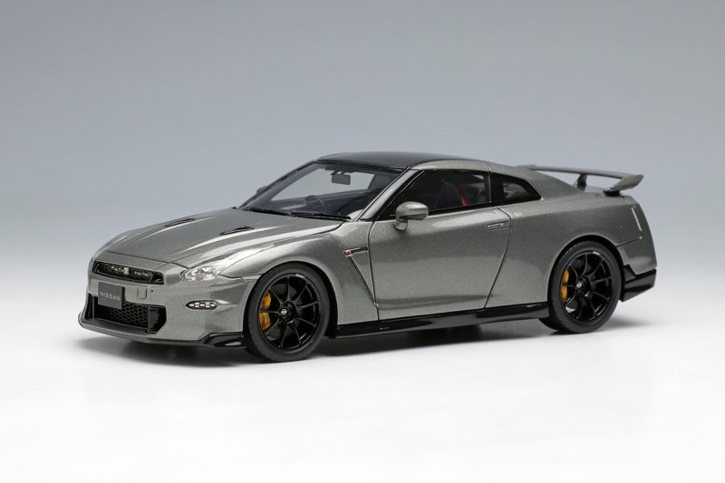 【アイドロン】 1/43 NISSAN GT-R トラックエディション エンジニアードbyニスモ T-spec 2024 ダークメタルグレー  限定50台、国内販売25台[EM696E]