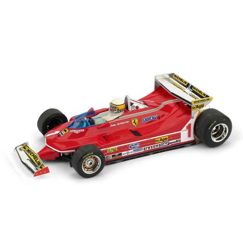 1/43 フェラーリ 126C2 1982年サンマリノGP 2位#27 GILLES Villeneuve ドライバーフィギュア付