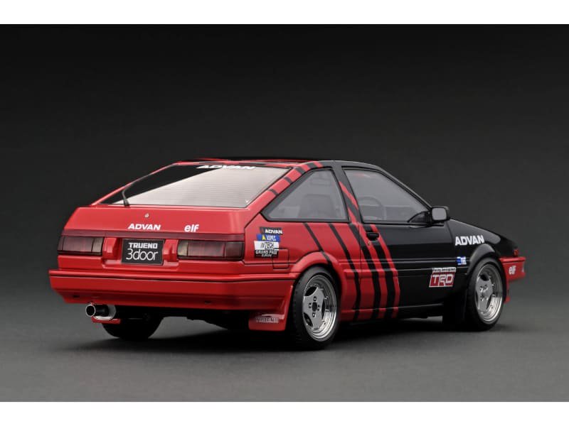 イグニッションモデル】 1/18 トヨタ スプリンタートレノ 3Dr GT Apex (AE86) Black/Red  [IG3284]・ミニカー通販専門店ミニカーショップロビンソンから送料無料でお届けします。