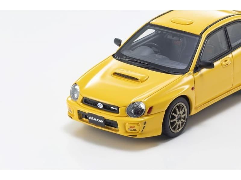 京商】 1/43 スバル インプレッサ S202 (イエロー) 限定500個