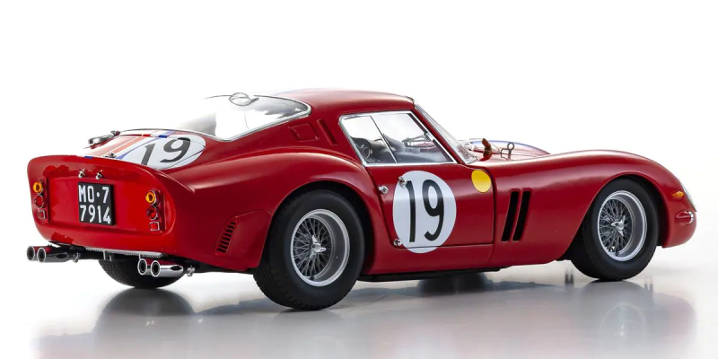 京商】 1/18 フェラーリ 250GTO 1962 LM (#19) [KS08438A]