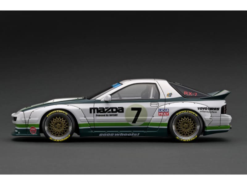 予約）【イグニッションモデル】 1/18 PANDEM RX-7 (FC3S) White/Green