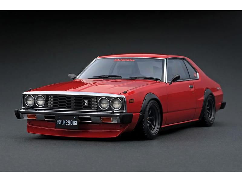 IG3467 イグニッションモデル 1/18 日産 NISSAN SKYLINE 2000 GT-ES (C210) Red