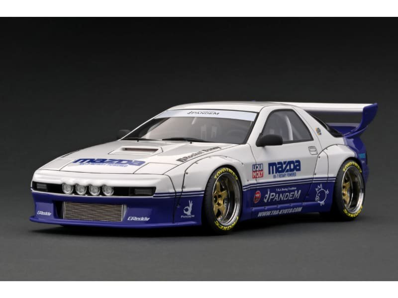 △【イグニッションモデル】 1/18 パンデム RX-7 (FC3S) White/Purple  [IG2916]・ミニカー通販専門店ミニカーショップロビンソンから送料無料でお届けします。