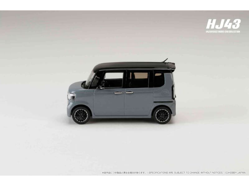 △【ホビージャパン】 1/43 ホンダ N-BOX CUSTOM スレートグレーパール ＆ブラック[HJ431006GP]・ミニカー通販専門店ミニカーショップロビンソンから送料無料でお届けします。