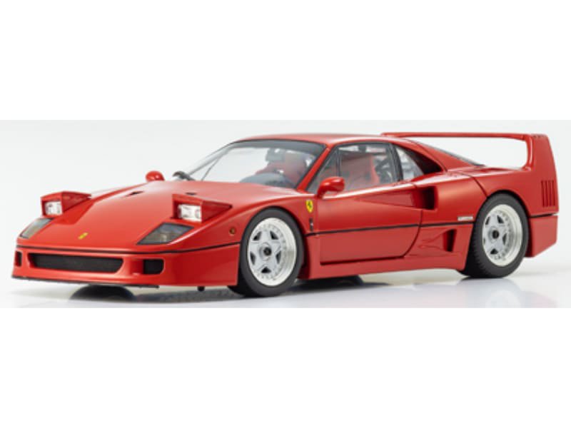 京商 1/18 Ferrari F40 レッド - ミニカー