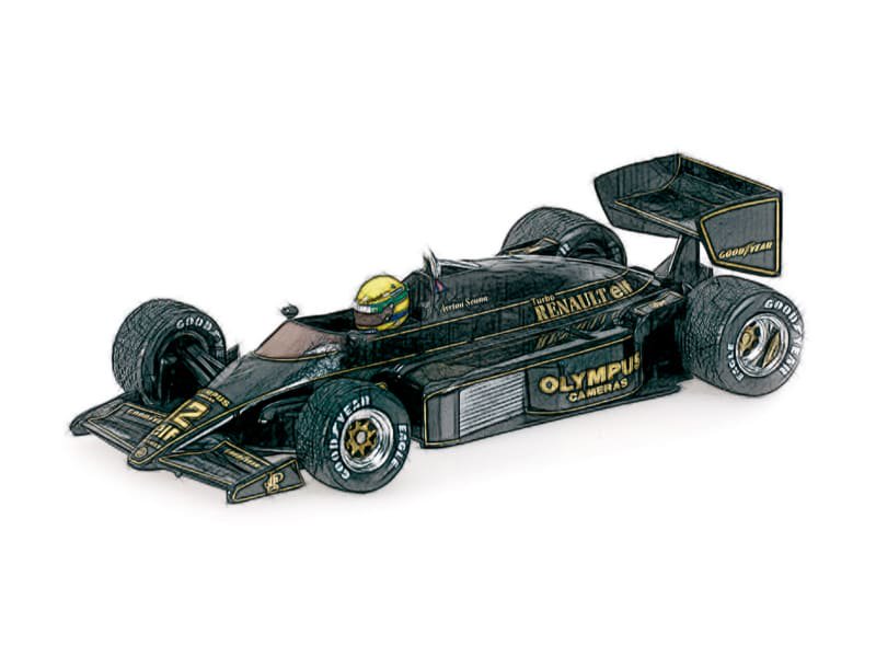 エンタメ/ホビープレミアムX 1/18 ロータス ルノー 97T 1985 F1 アイルトンセナ