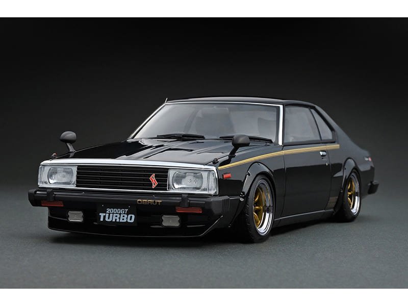 1/18 NISSAN SKYLINE 2000 TURBO GT-ES (C211) Black